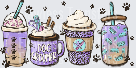 Dog Groomer Coffee Latte #4121