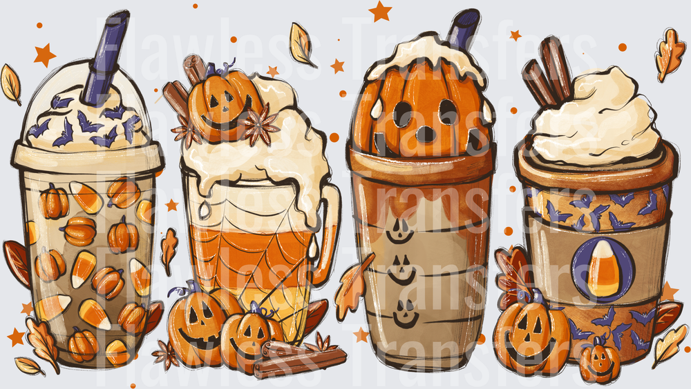 Candy Corn Coffee Latte #0440