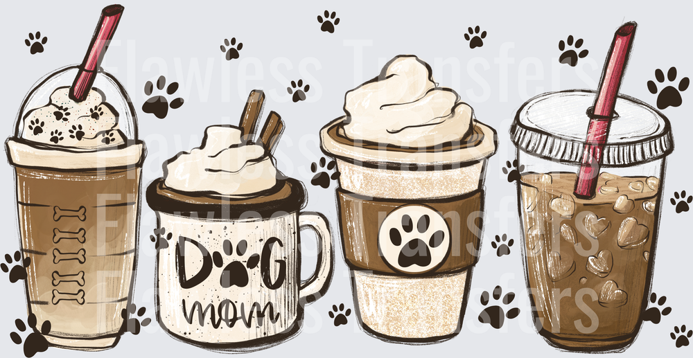 Dog Mom Coffee Latte #4122