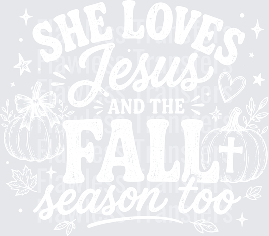She Loves Jesus And The Fall Season Too #0398