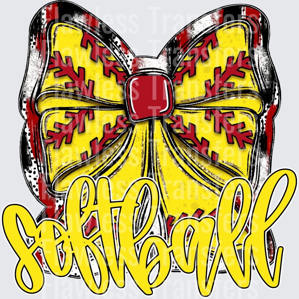 Softball Bow #6598
