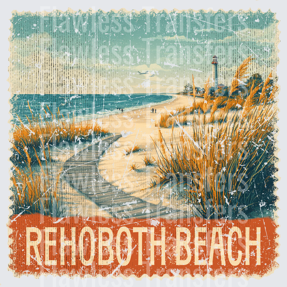 Rehoboth Beach Vintage Stamp #1075