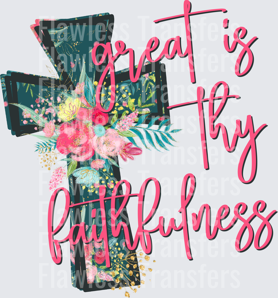 Great Is Thy Faithfulness #5206