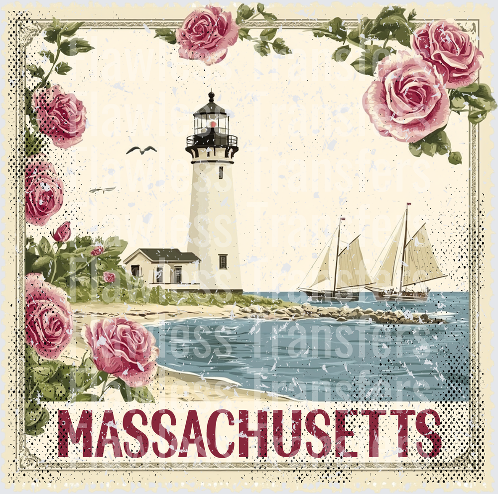 Massachusetts Vintage Stamp #1041