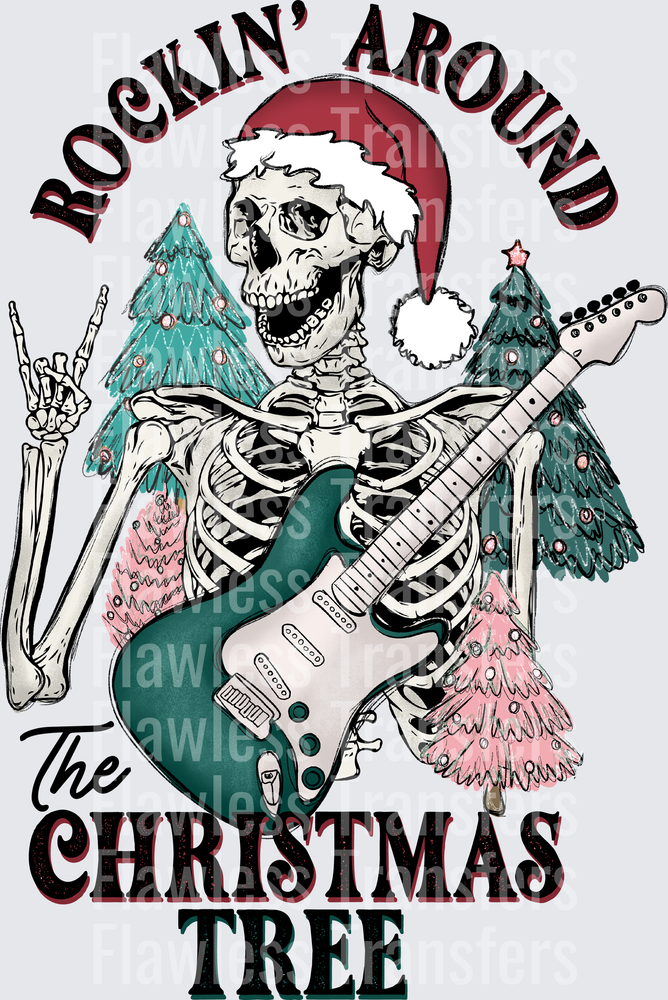 Skeleton Rocking Around The Christmas Tree #1582