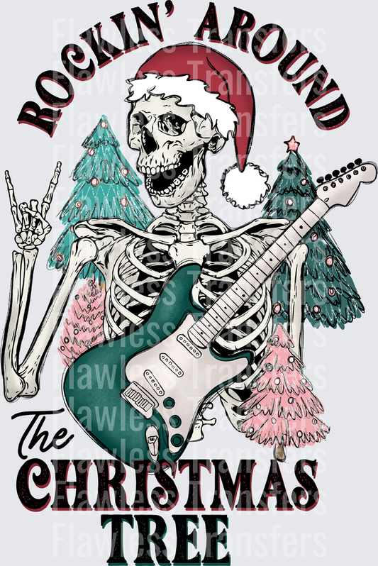 Skeleton Rocking Around The Christmas Tree #1582