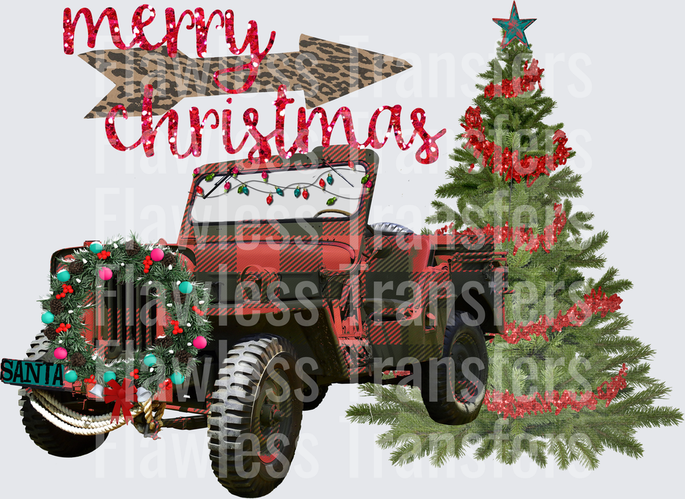 Merry Christmas 4x4 #2058