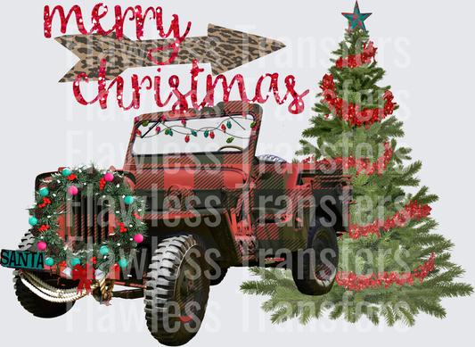 Merry Christmas 4x4 #2058