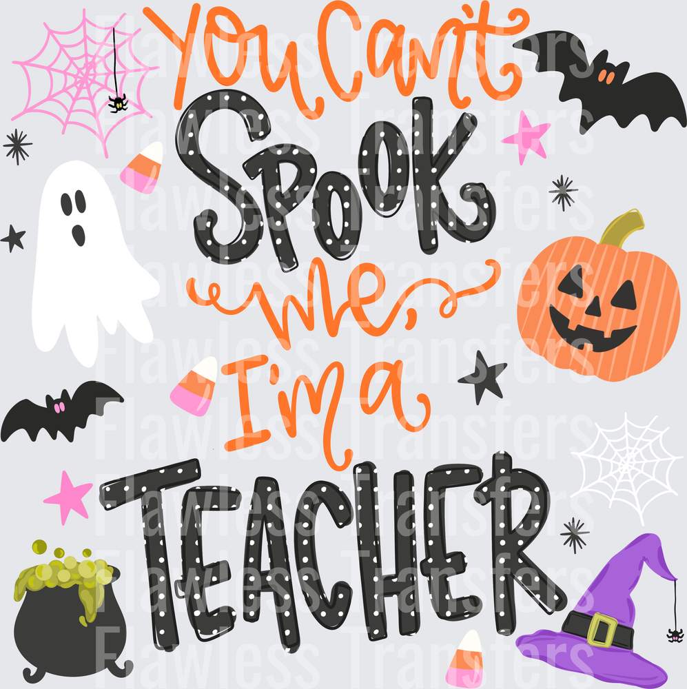 You Cant Spook Me Im A Teacher #0852