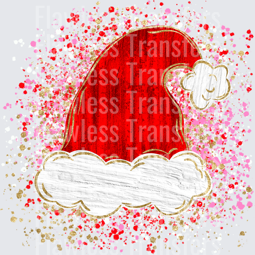 Santa Hat Splatter #9807