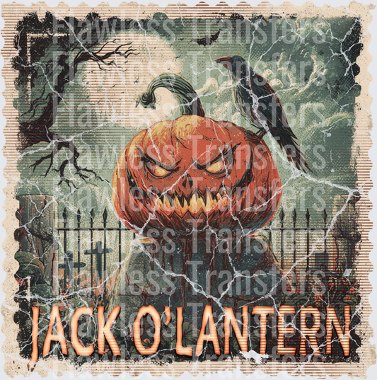 Jack O Lantern Vintage Stamp #0578