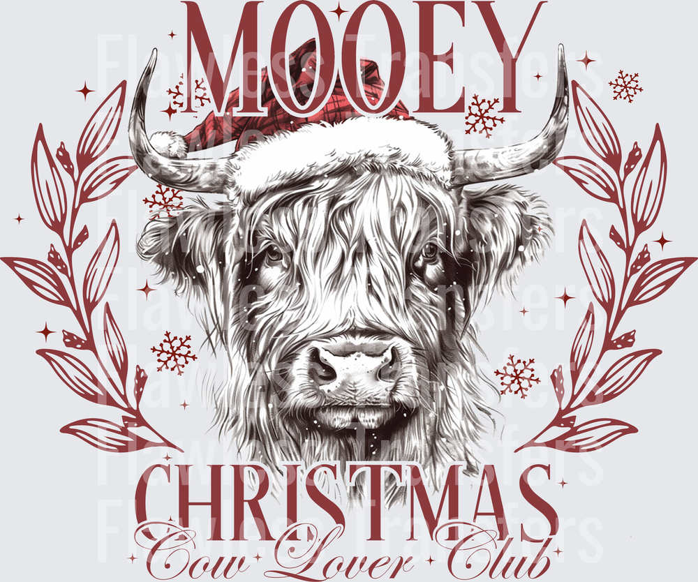 Mooey Christmas Cow Lover Club #1545