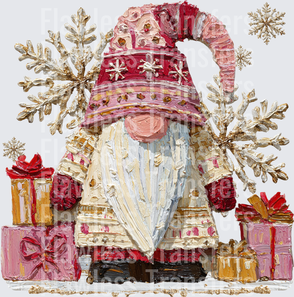 Hand Painted Christmas Gnome #1847