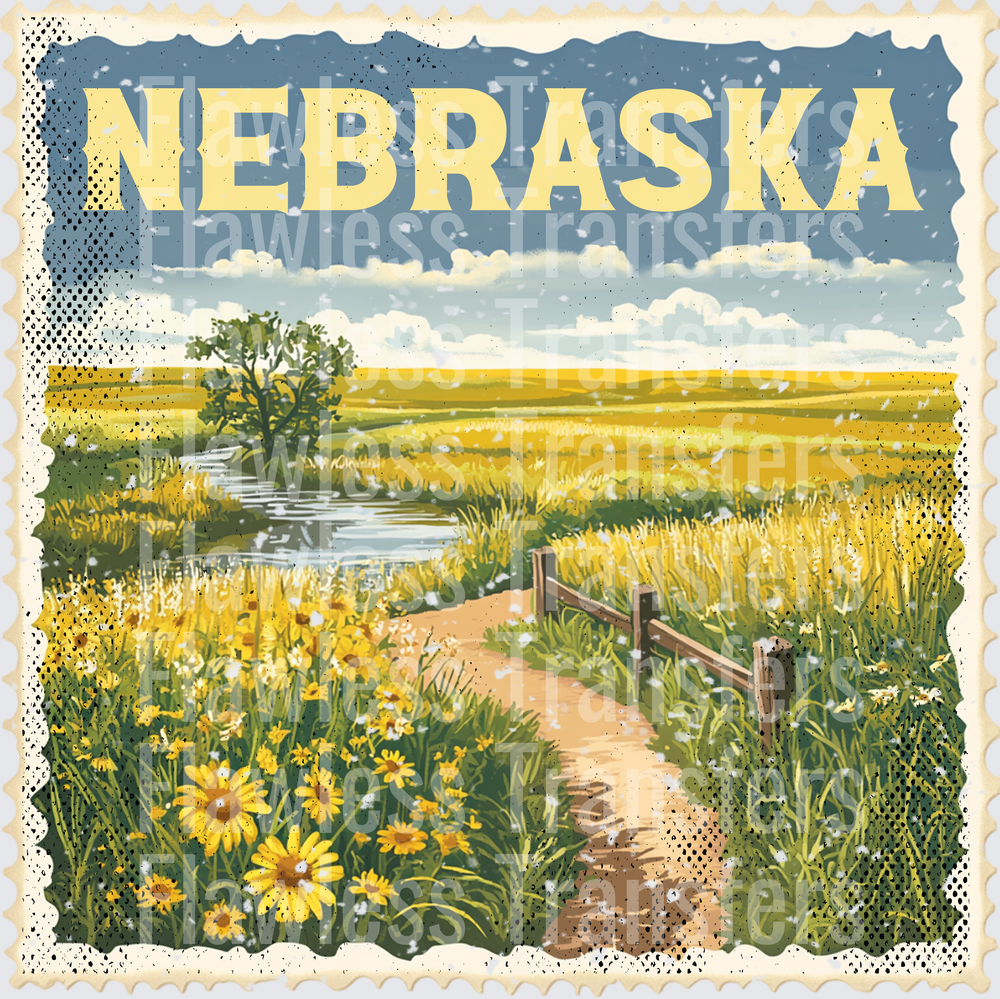 Nebraska Vintage Stamp #1020