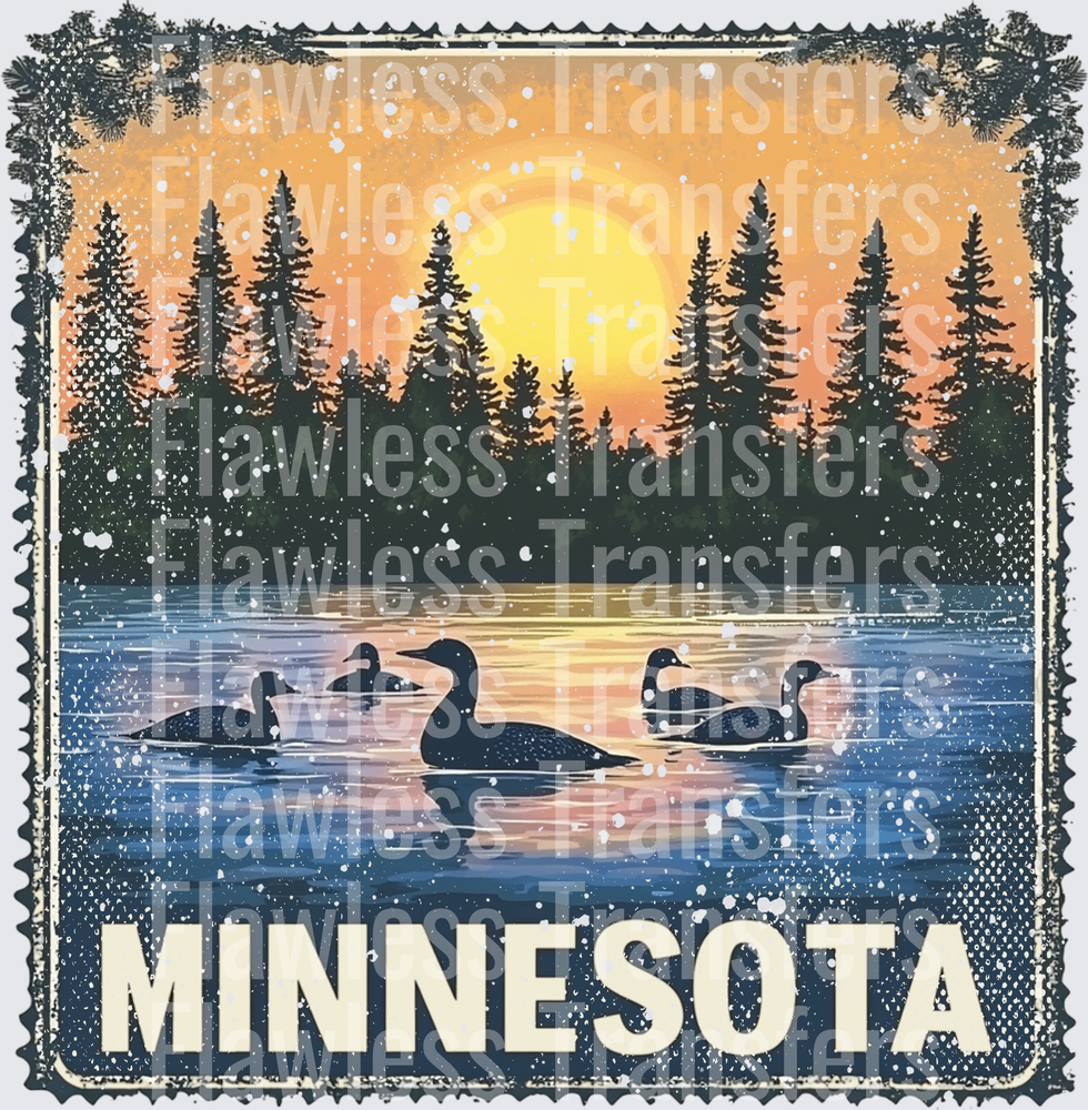 Minnesota Vintage Stamp #1000
