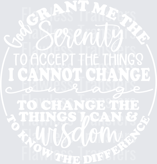 God Grant Me Serenity Courage And Wisdom #4376