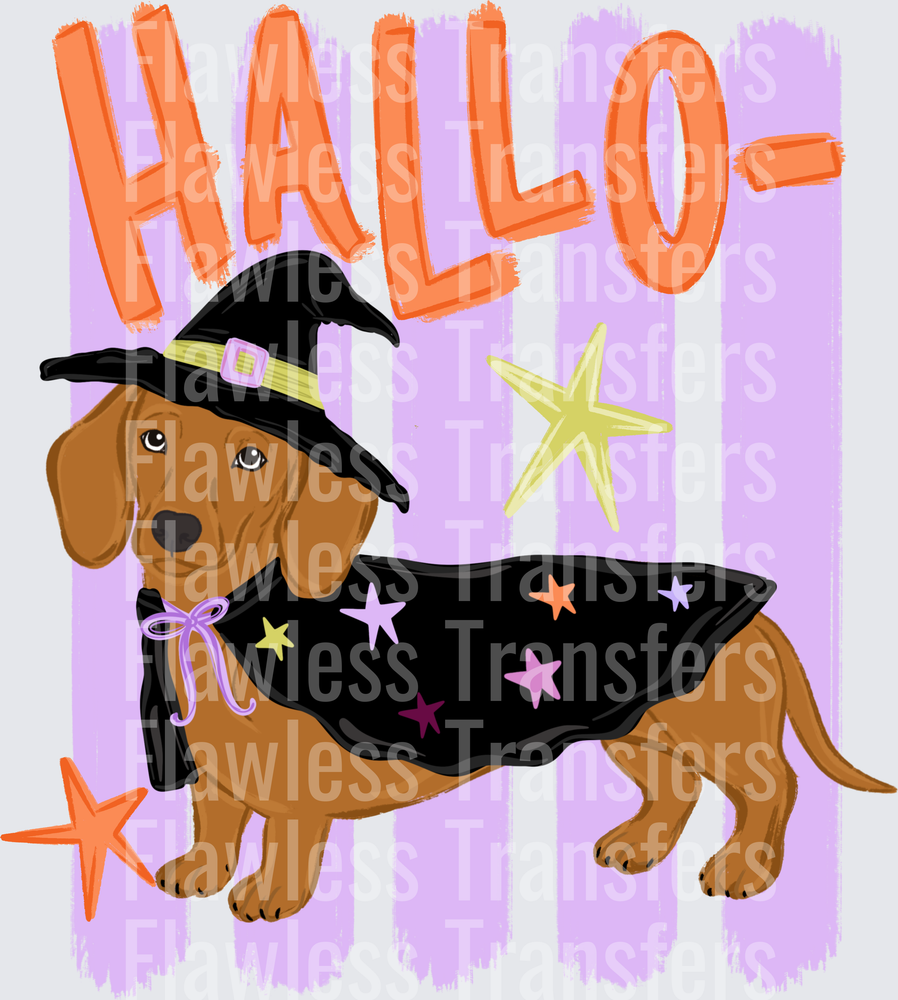 Halloweenie Stripes #0844