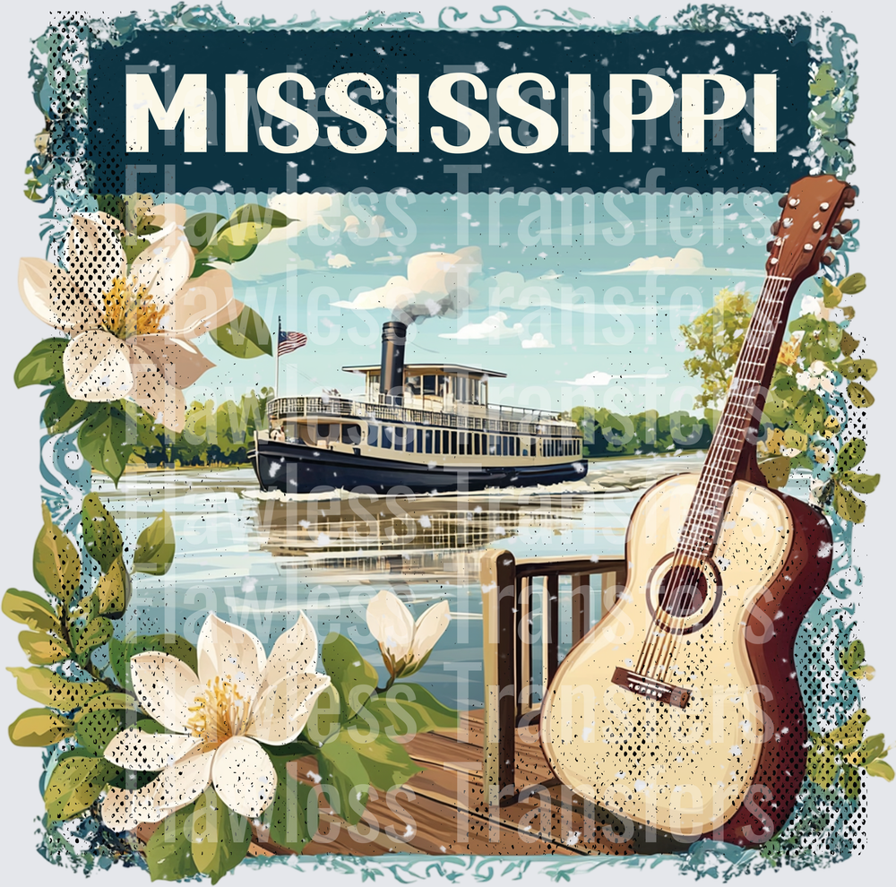 Mississippi Vintage Stamp #1019