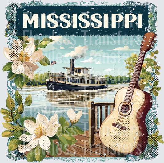 Mississippi Vintage Stamp #1019