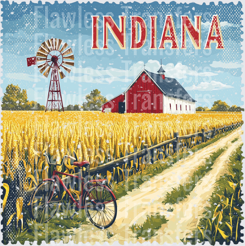Indiana Vintage Stamp #1014