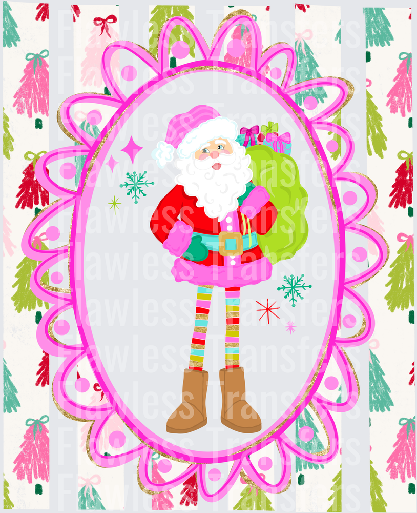 Long Legged Santa Stripes #9781