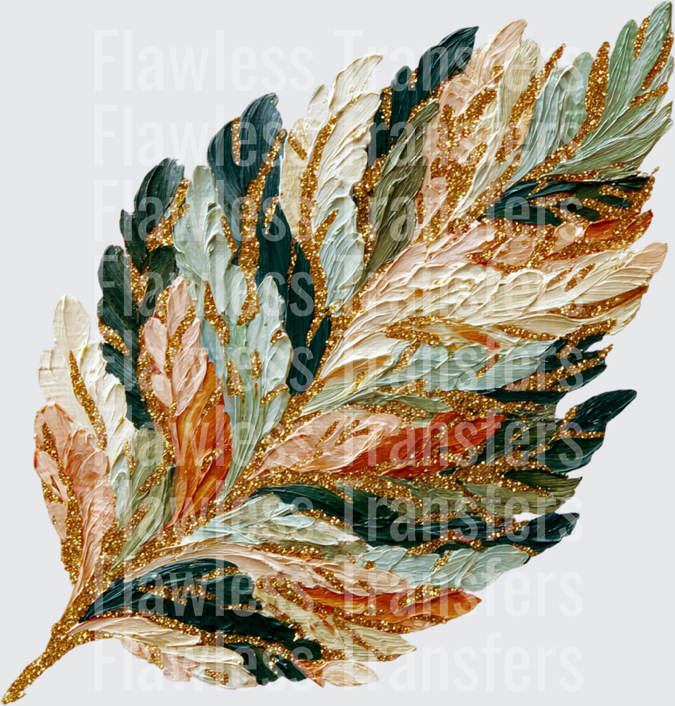 Handpainted Fall Leaf #0325