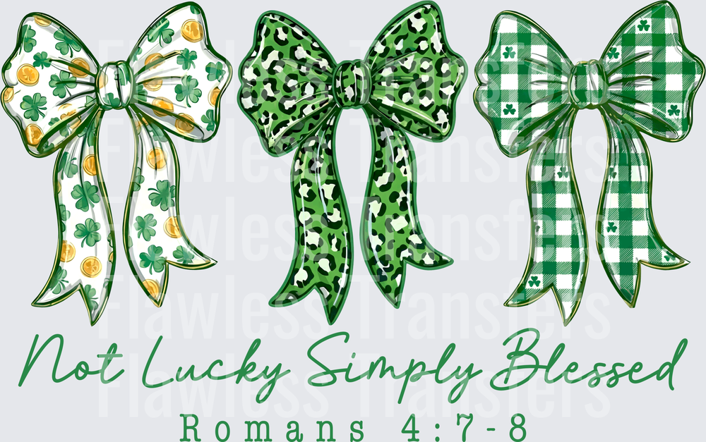 Not Lucky Simply Blessed #6886