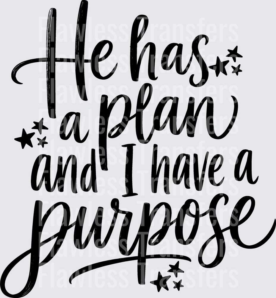 He Has a Plan #5566