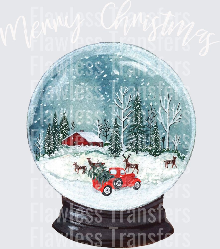 Merry Christmas, Snow Globe #1658