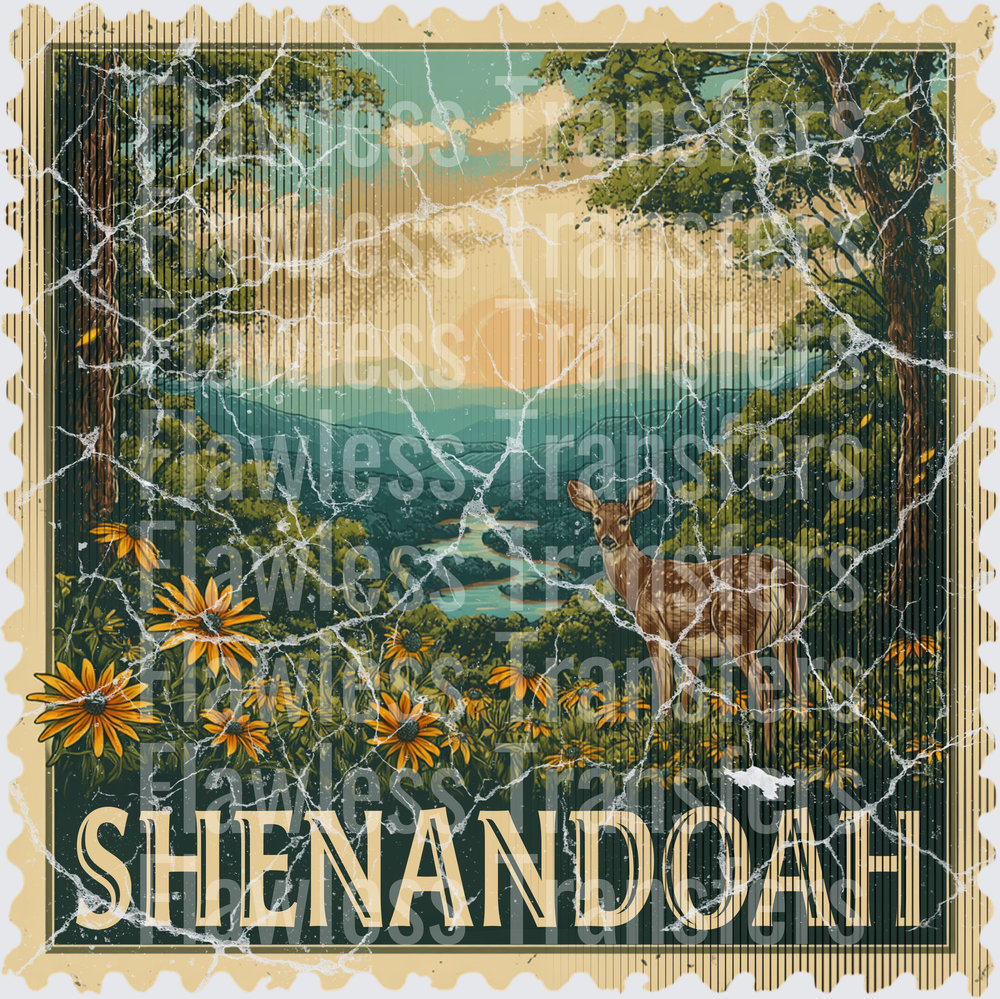 Shenandoah Vintage Stamp #1199