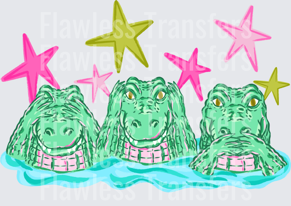 See No Evil Hear No Evil Speak No Evil Gators #4300