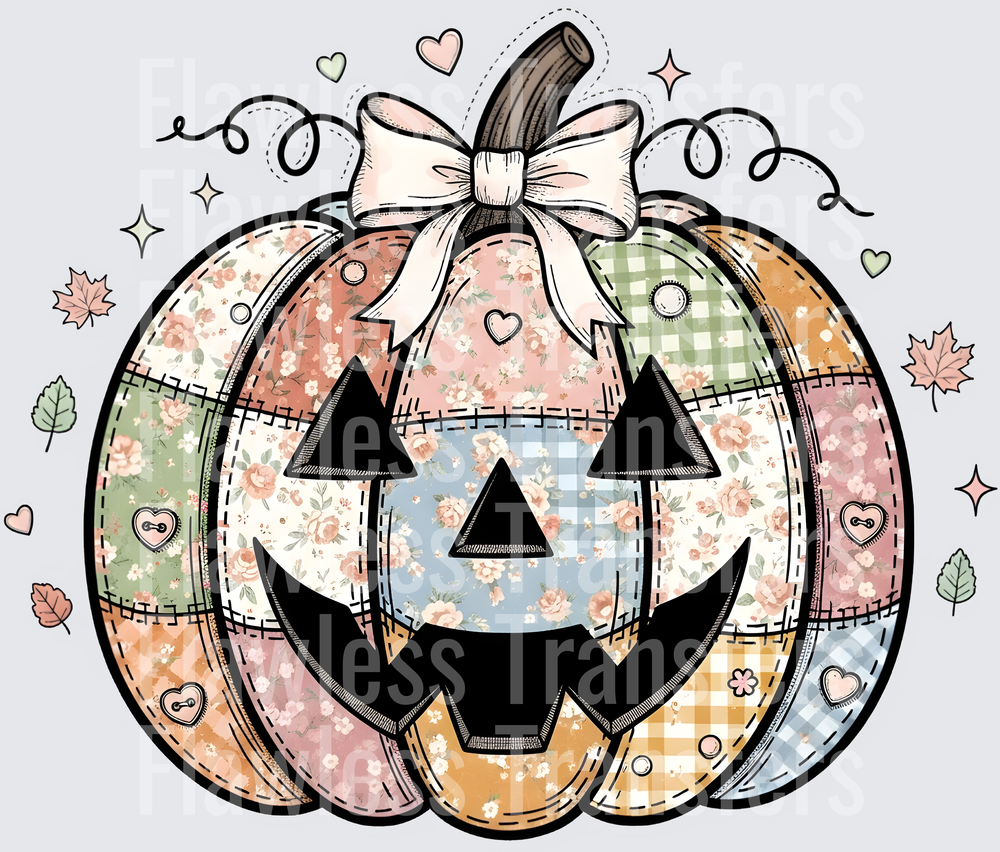 Patchwork Pumpkin #0233