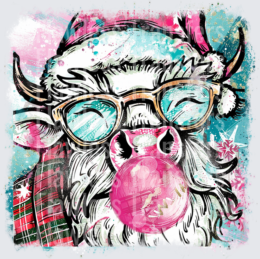 Christmas Cow Gum #2002