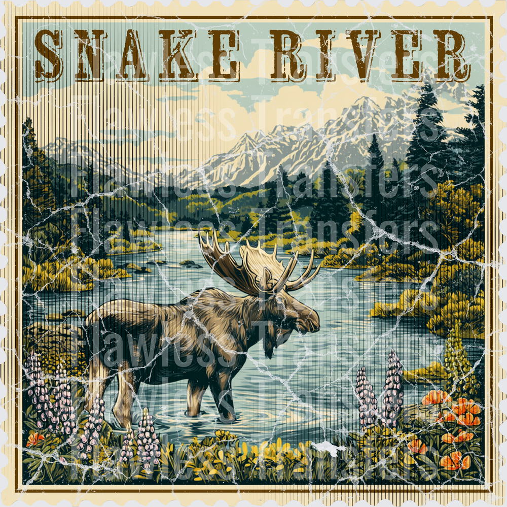Snake River Vintage Stamp #1202