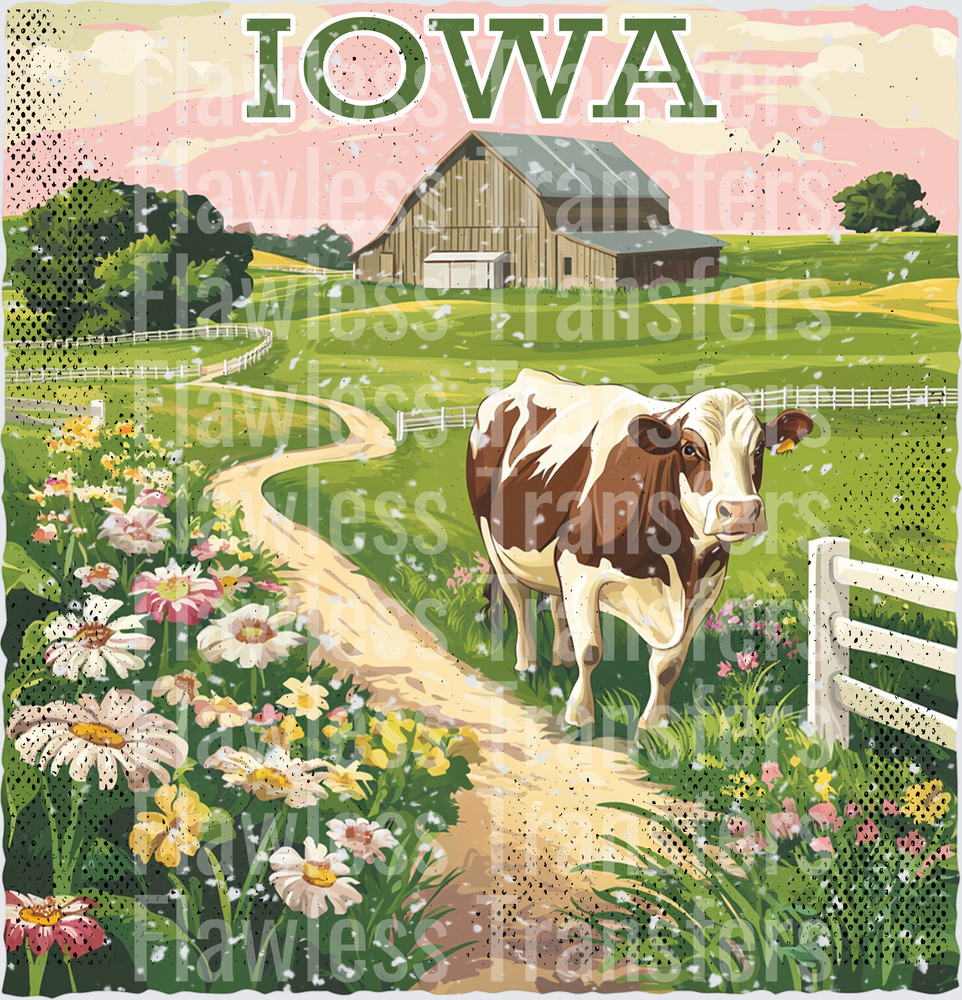 Iowa Vintage Stamp #1015