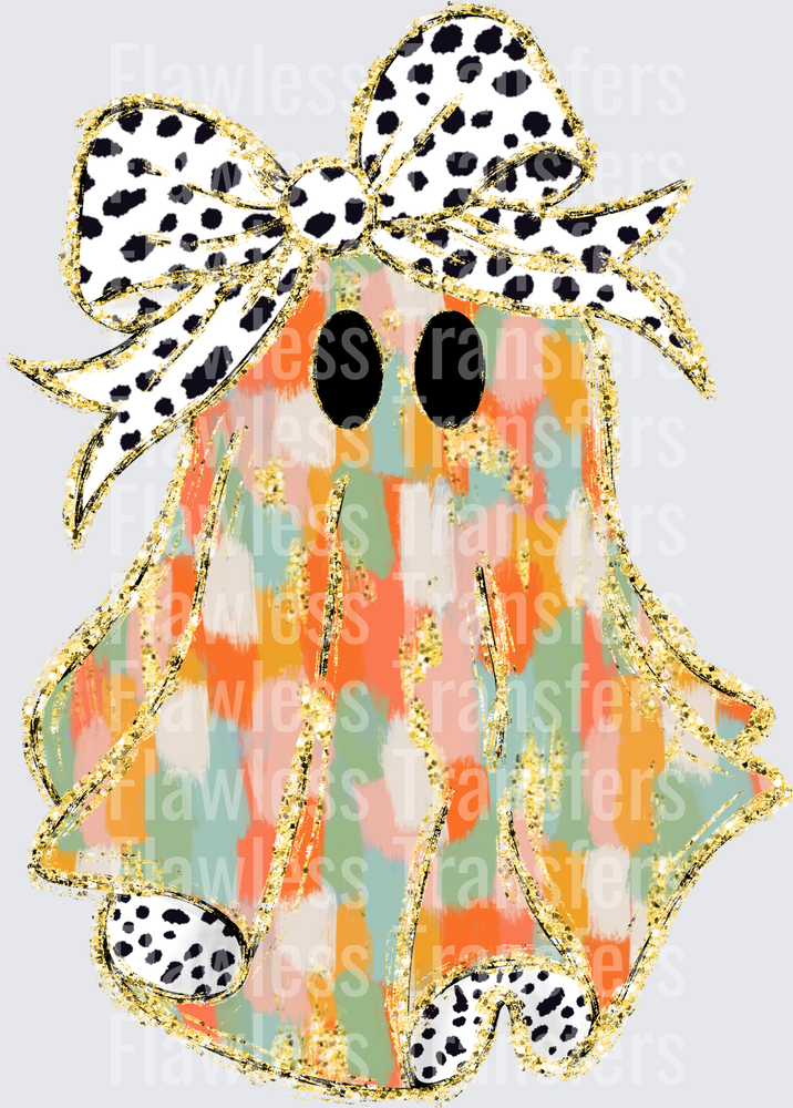Orange Girl Ghost #0539