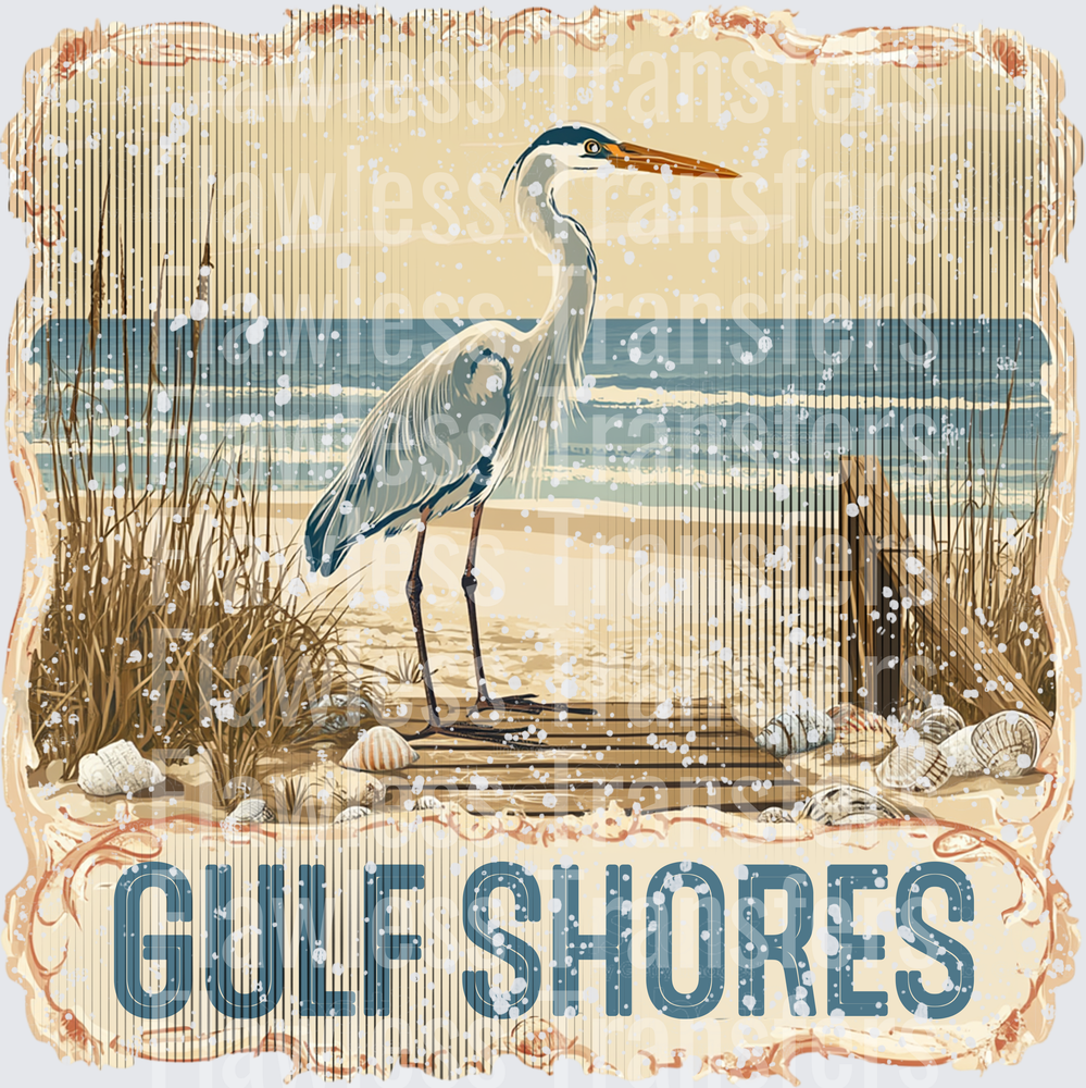 Gulf Shores Vintage Stamp #1061