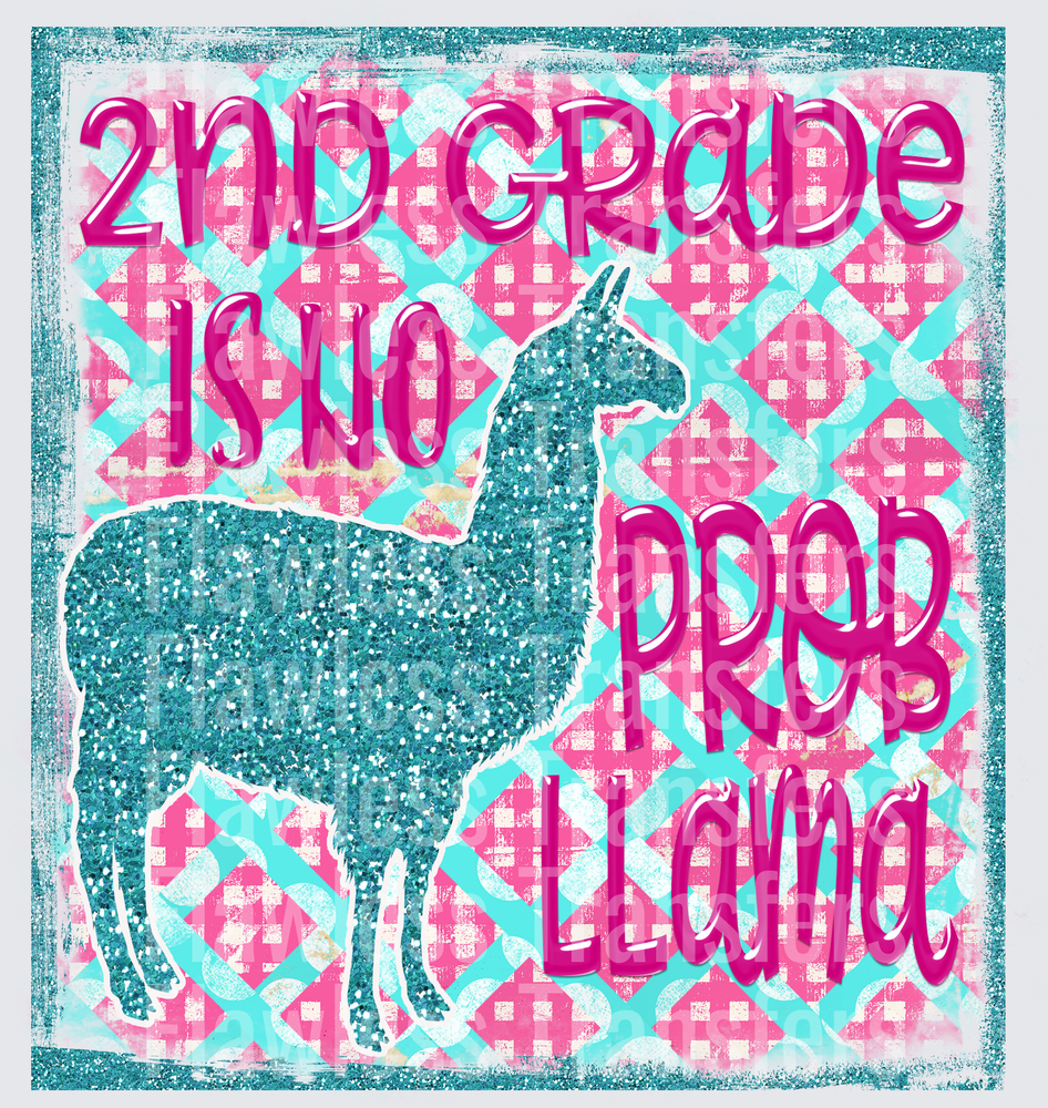 2nd Grade is No Probllama #3860