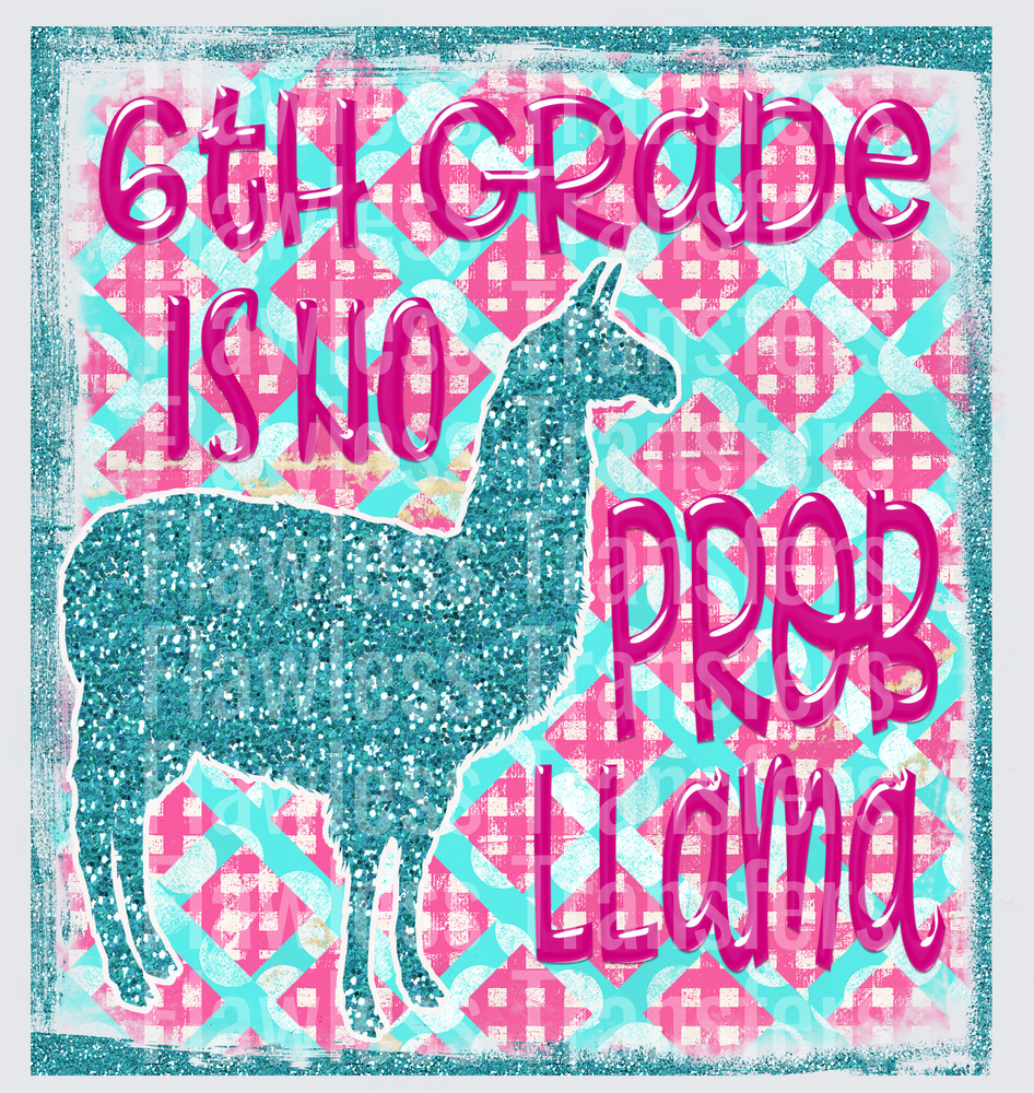 6th Grade is No Probllama #3864