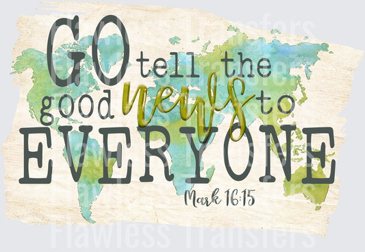 Go Tell The Good News #5425