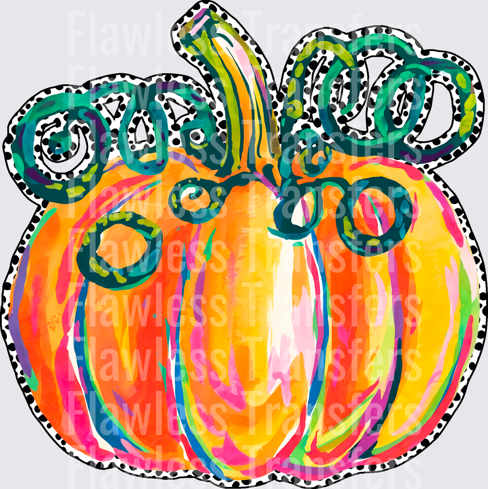 Colorful Pumpkin #0754