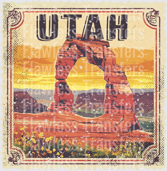 Utah Vintage Stamp #1036