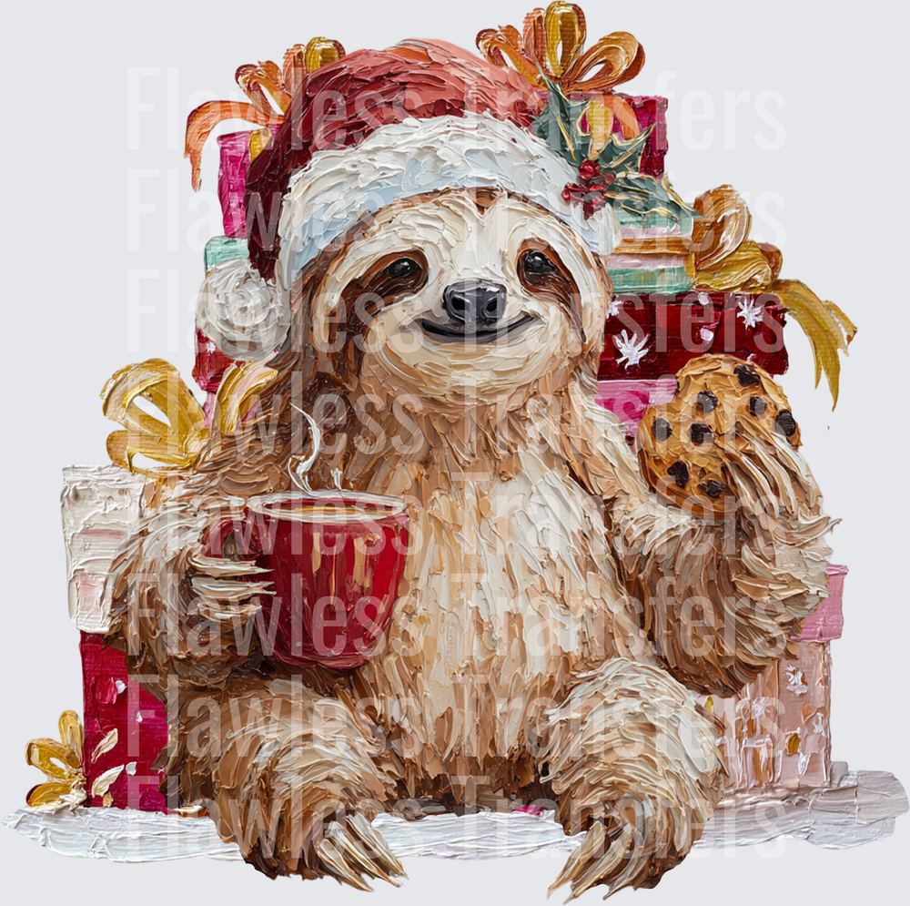 Christmas Sloth #1750