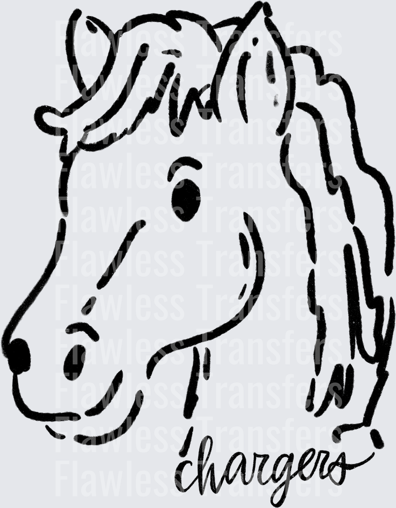 Chargers Horse #2825