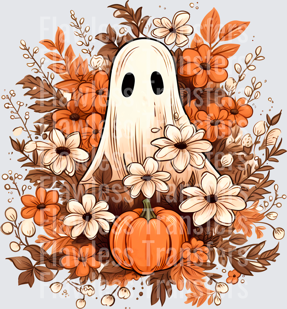 Fall Floral Ghost #0026