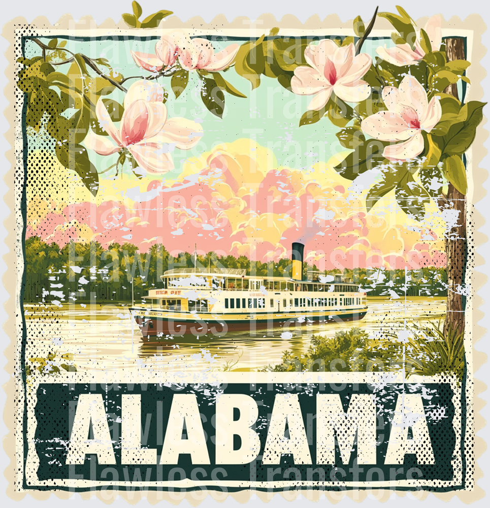 Alabama Vintage Stamp #0996