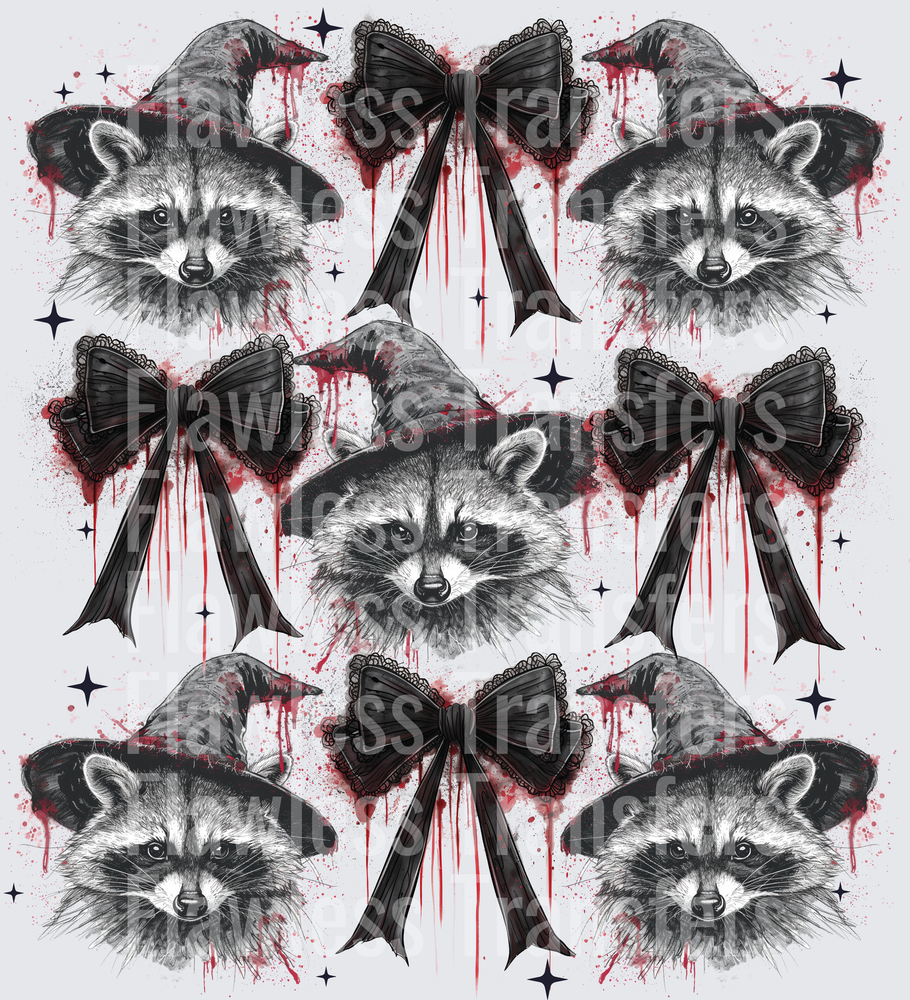 Halloween Raccoons #0671