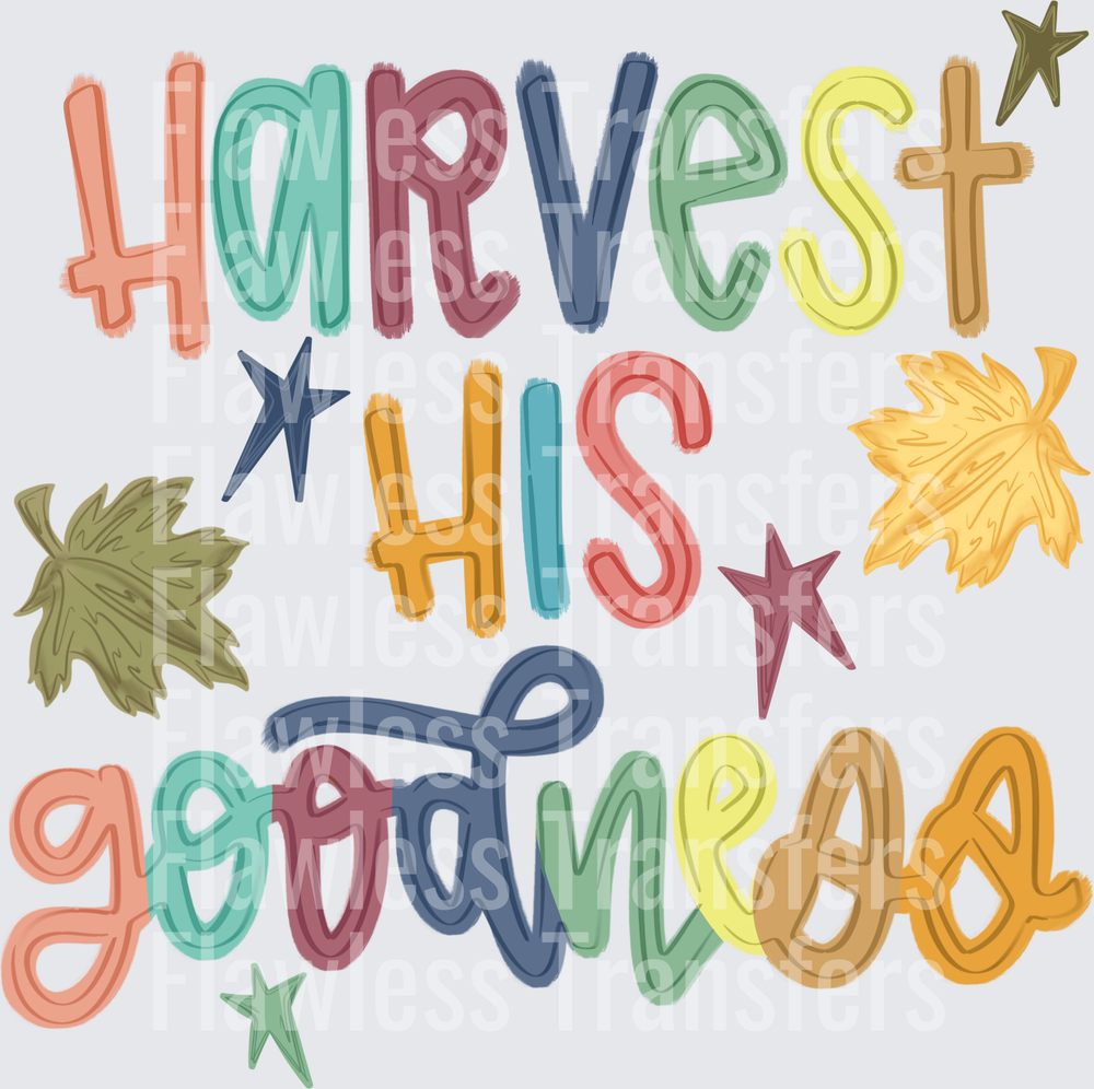 Harvest His Goodness #0425