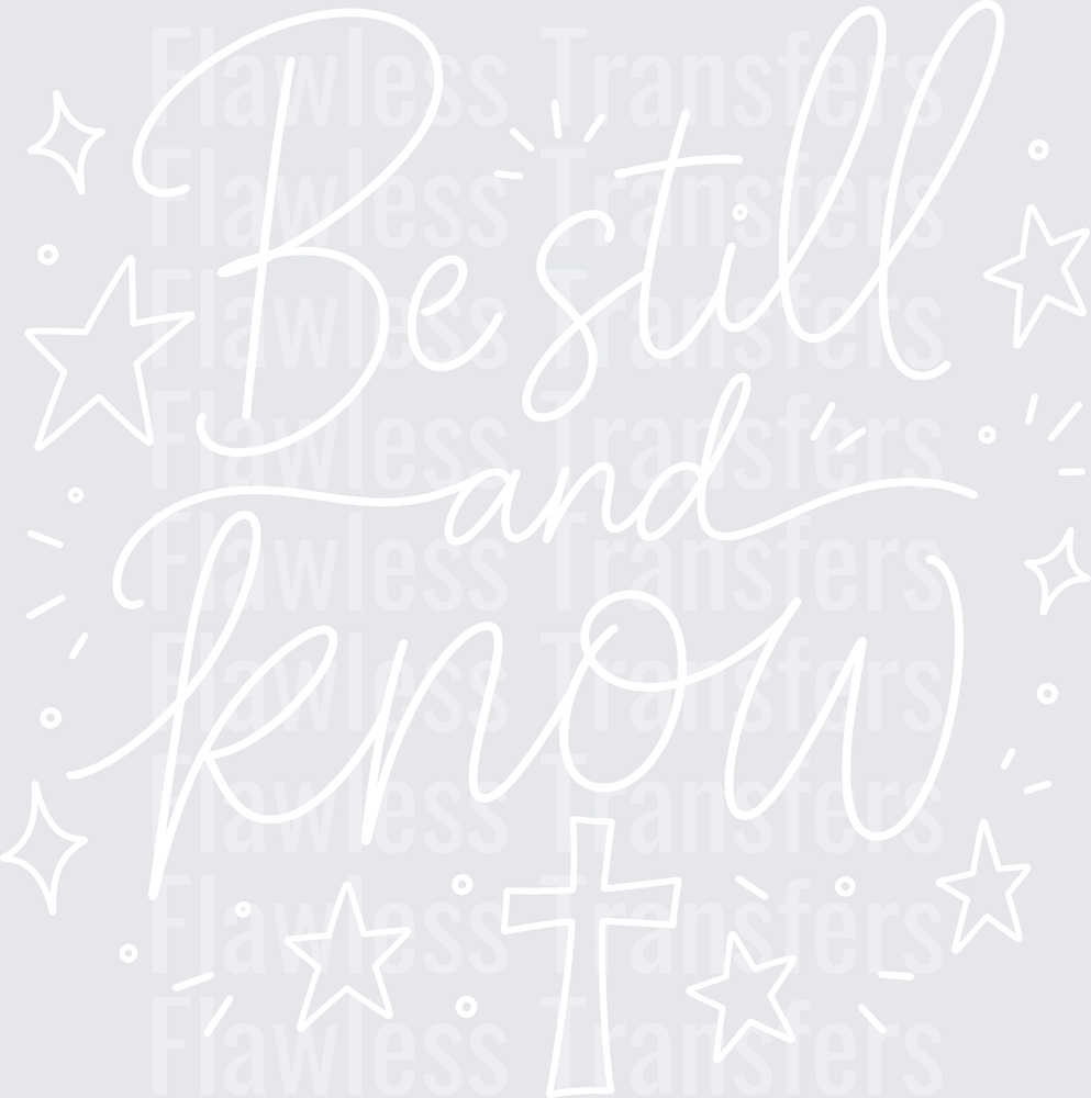 Be Still And Know #5501