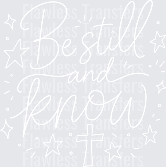 Be Still And Know #5501